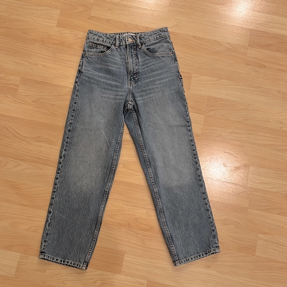 Zara Mom Jeans (dark wash)
